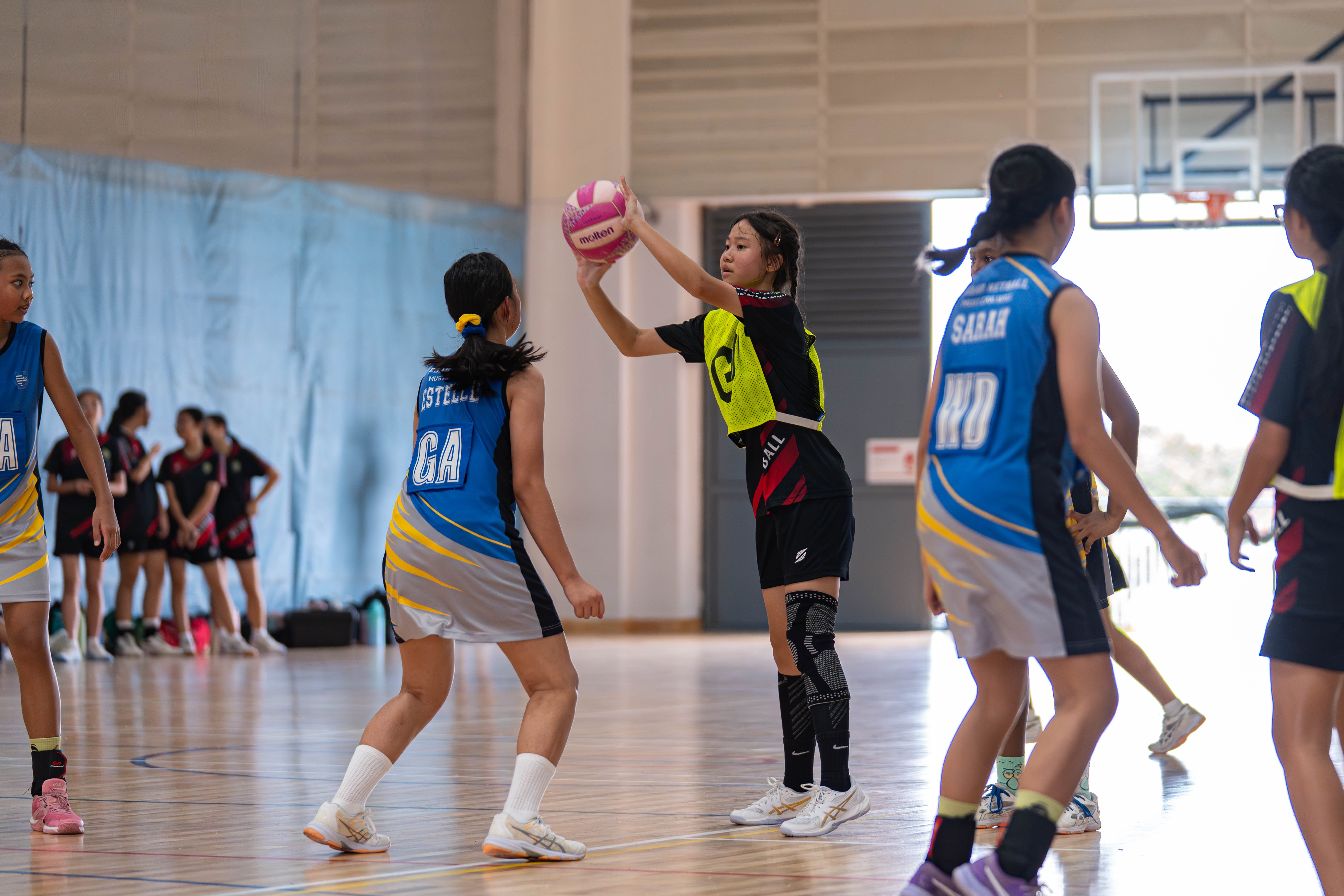 making a pass